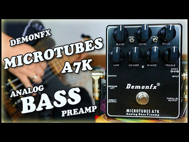 Demonfx MICROTUBES A7K Analog Bass Preamp - YouTube