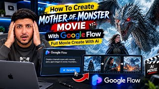 How To Create Mother Of Monster Movie With Google Flow | Full AI Movie Creation Tutorial