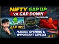 NIFTY Tomorrow Gap Up or Gap Down? | Important Support Resistance Levels Nifty50