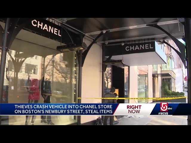 Smash and grab at Chanel store on Boston's Newbury Street under  investigation