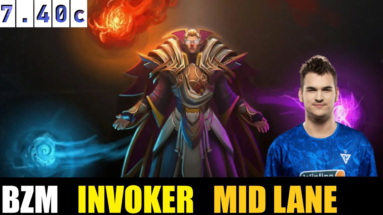 🤯 BZM [INVOKER] MID 7.40c - DOTA 2 HIGHEST MMR MATCH