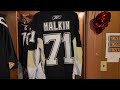 EVGENI MALKIN #71 PITTSBURGH PENGUINS RETAIL 2007-11 HOME AUTHENTIC REEBOK HOCKEY JERSEY