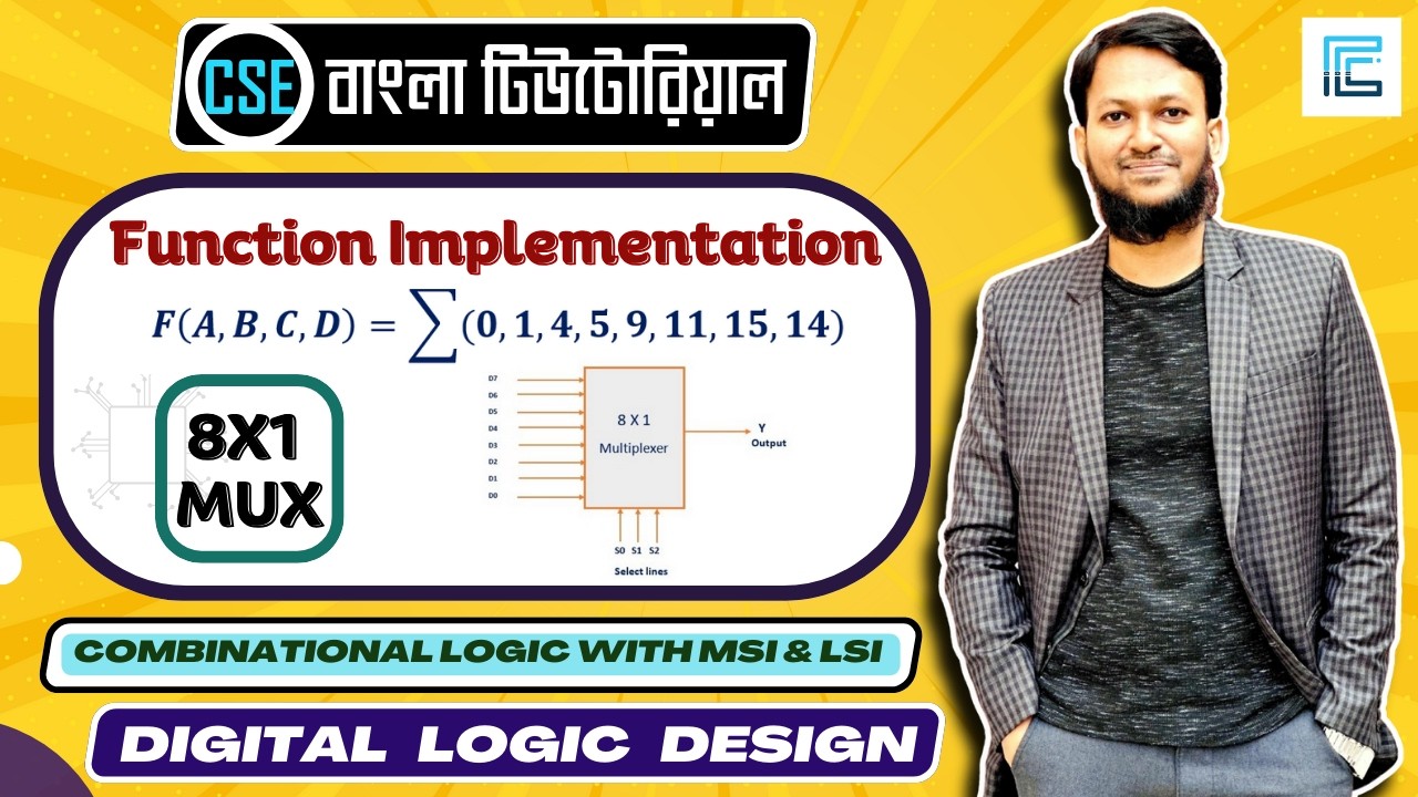 Lec-62: Implementation of Boolean Function using 8 to 1 Multiplexer ...