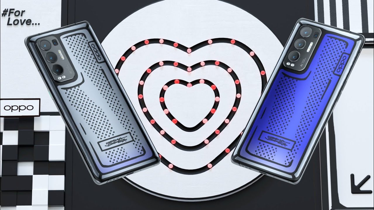 スマートフォン本体 Oppo Reno5 Pro+ Artist Limited Edition Oppo Partnered With Artist Joshua Vides For Doodle-style