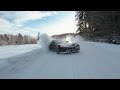 Crazy winter drift, Russia. Part 1