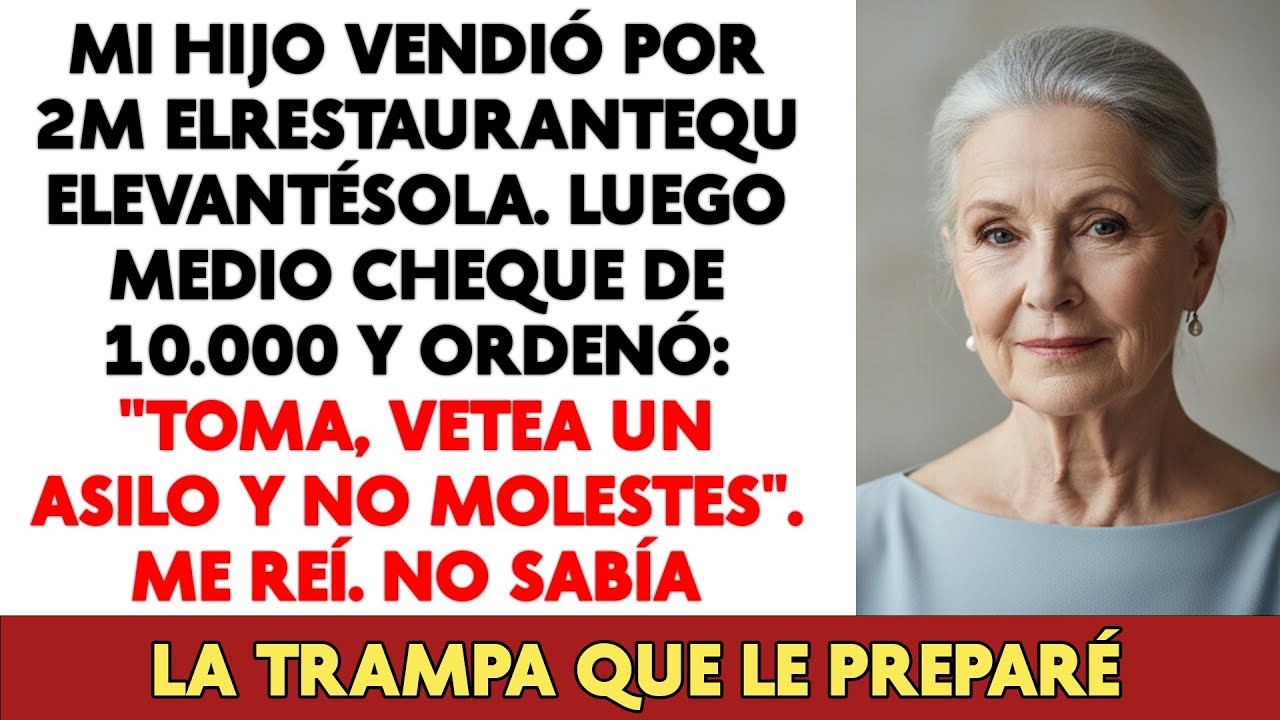 Mi hijo vendió el restaurante de mi vida por medio de 10.000 para que 'desapareciera'...