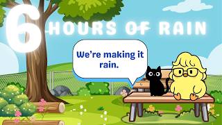 Cozy Rainy Day Scene Pomodoro| 45/15/45 | Black screen 15 min Break (All Rain)