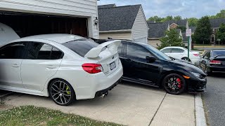 POV: Subaru STI and Civic Type R Hit the Backroads - this is what it's all about!