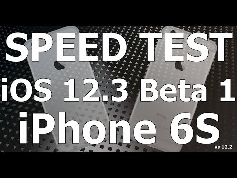 iOS 12.4 beta 1 vs iOS 12.3 speed test on iPhone 6s | iSuperTech. 