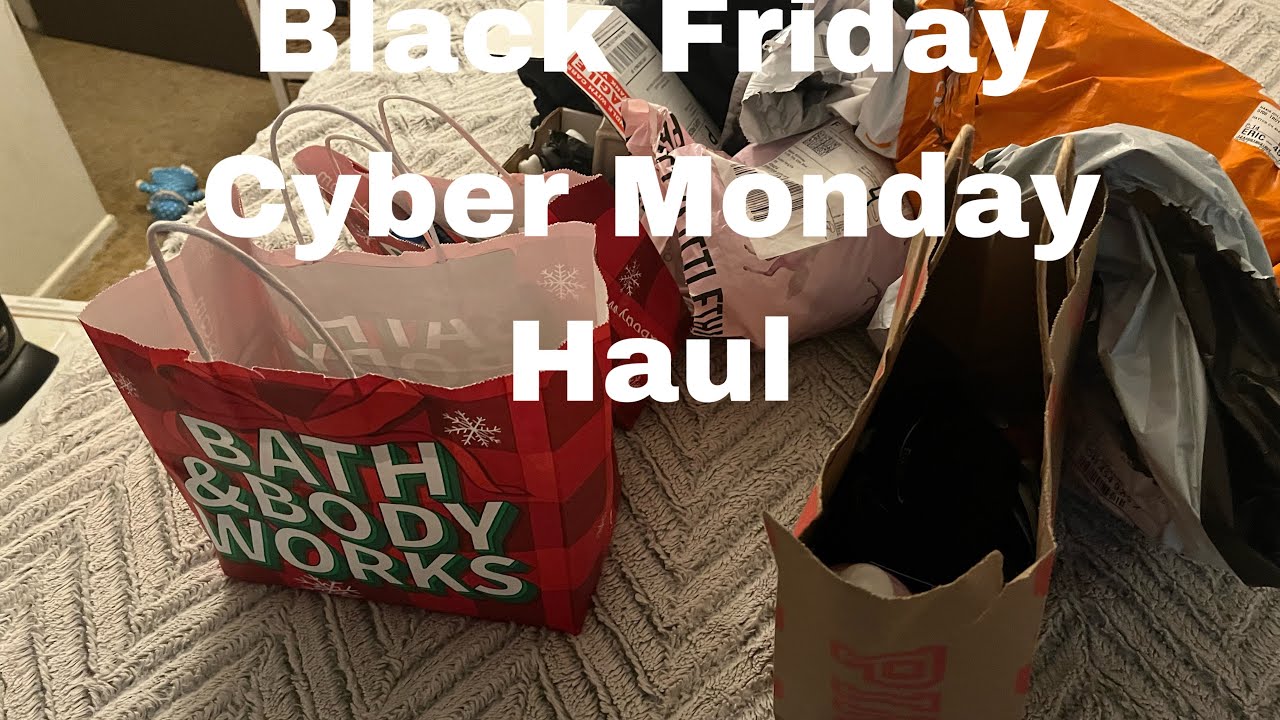 Huge Black Friday cyber Monday haul try on pink bath and body skims