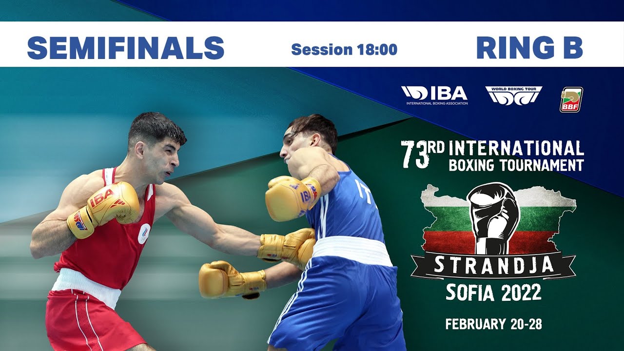 73rd International Boxing Tournament Strandja 2022 Semifinals Ring