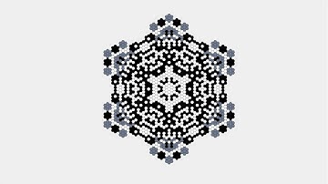 Sum of Neighbours Cellular Automaton, Hexagon Grid