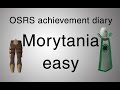 Osrs morytania easy diary guide