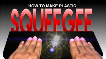 How to Make Plastic Squeegee - Screen Printing