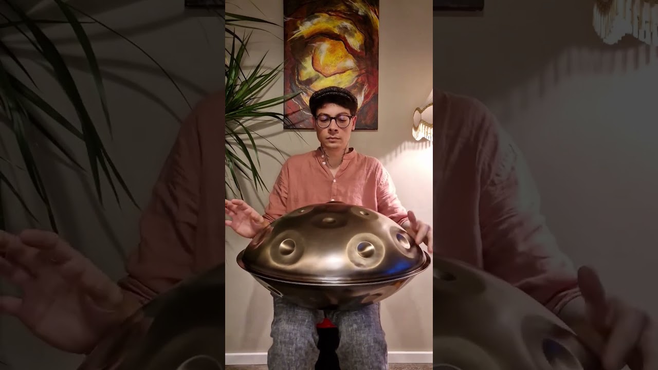 playing around on a new composition on the @mudrahandpan e major 19 using the full scale as a fill