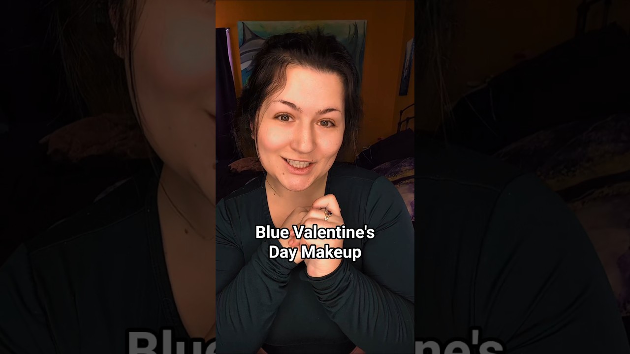 Макияж в синих тонах ко Дню святого Валентина 💙 