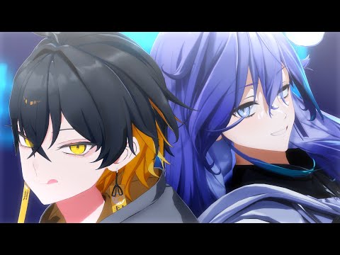 【MMDホロスターズ】UPROAR!!の人外組でGLIDE【1080p】