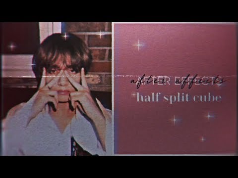 half cube split tutorial | after effects