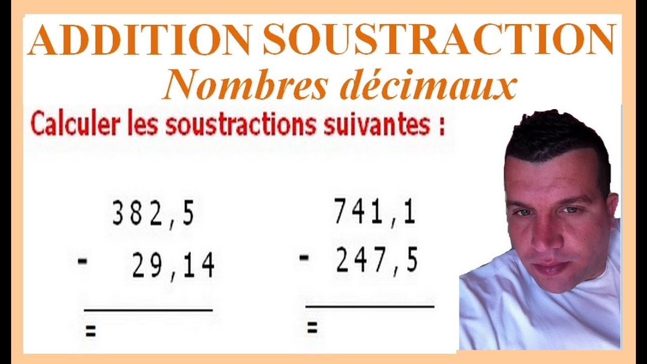 Maths 6ème - Additions et soustractions de nombres décimaux Exercice 10
