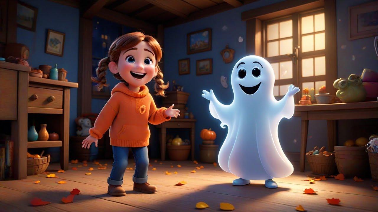 Six Giggly Ghosts Peek Out Instead | Halloween Song for Kids | Fun Nursery Rhymes and Learning Songs