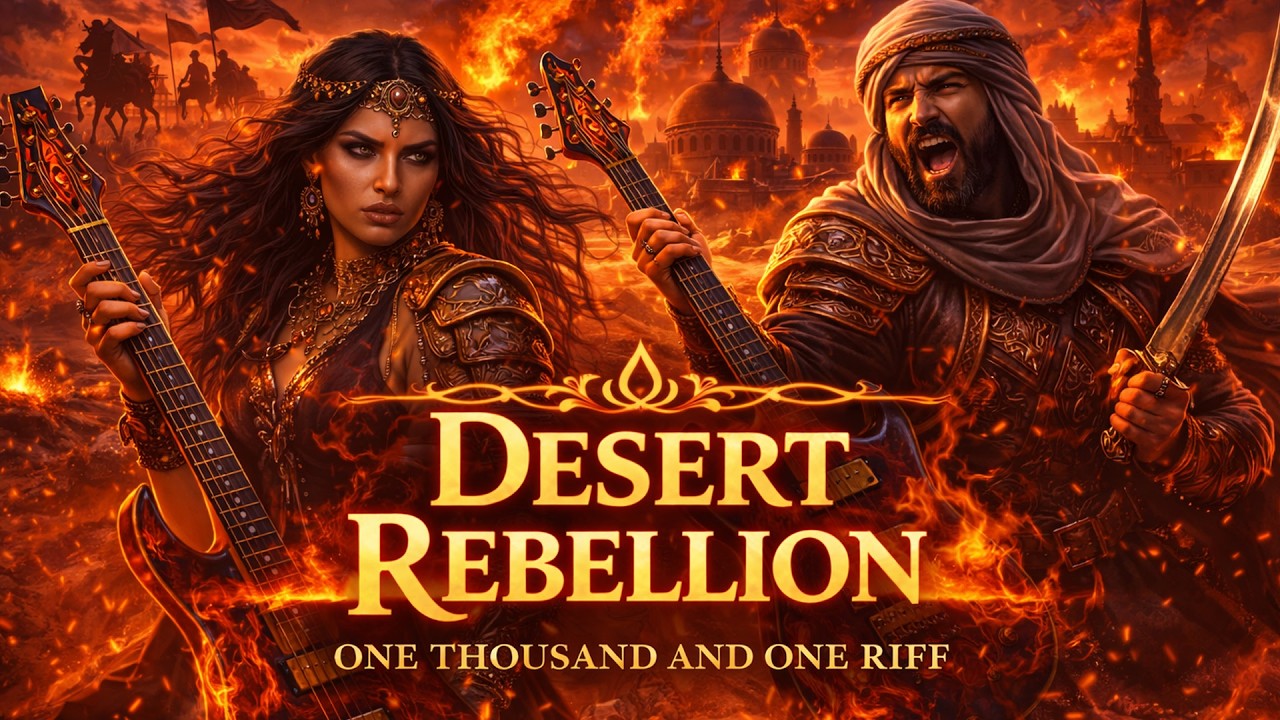 Desert Rebellion | Epic Arabic Rock World Fusion | Middle Eastern Desert Metal Vibes