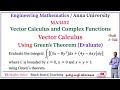 Greens Theorem | Vector calculus | MA3151 | MA25C01 | Applied Calculus | Solved Example | Tamil