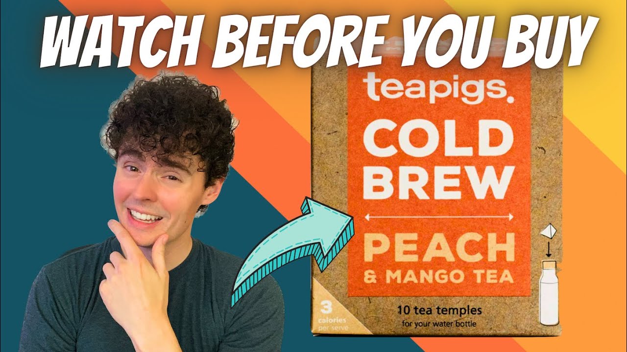 TEAPIGS Peach & Mango Cold Brew Tea (Review) YouTube