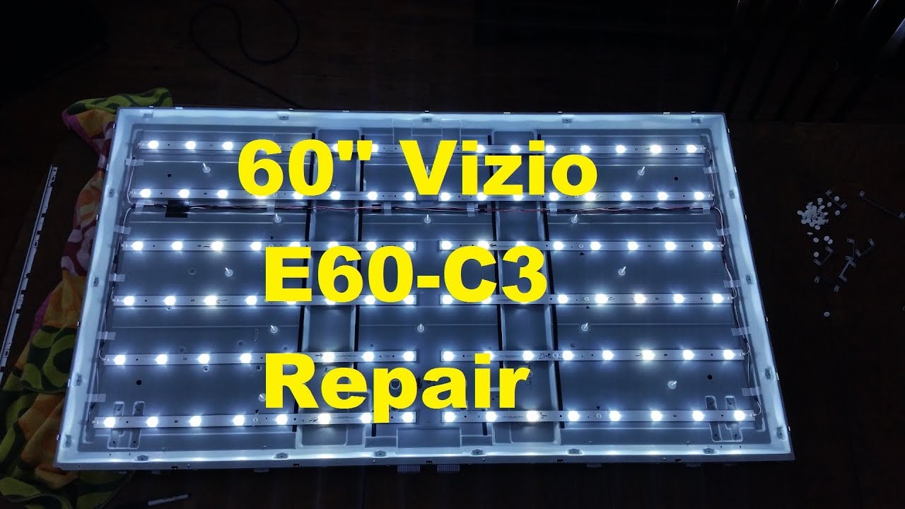 Vizio 60" E60C3 LED TV Repair YouTube