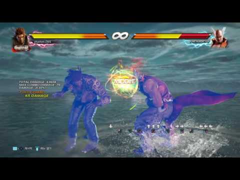 TEKKEN™7_에디 기본콤보 레이지아츠