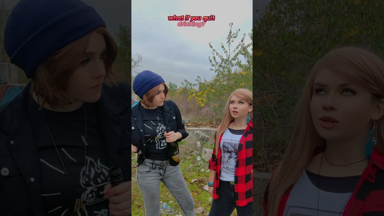 Quit drinking 🍷 | Chloe Price & Rachel Amber@nikkihatsunecosplay| Life is Strange BTS #cosplay