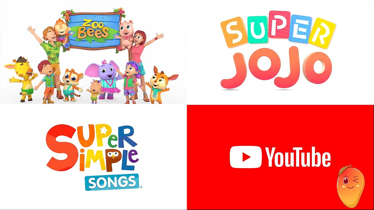 Logo Effects Mashup (Preview 2 Margo Falling Effects) - Vibe Toon, Youtube, Super Jojo, ZooBees