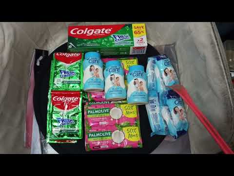 Delivery arrived: toothpaste/powder/shampoo/soap #sarisaristore #kasari #toothpaste #soap #sampoo