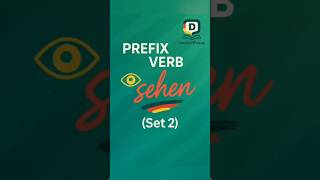  Prefix Verb Sehen  Set 2