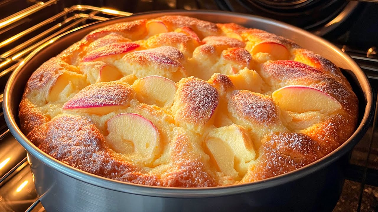 Персиковый пирог из 5 чашек 🍑 | Этот рецепт удивит всех!