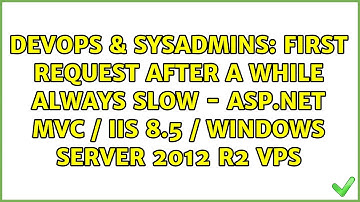 First request after a while always slow - ASP.NET MVC / IIS 8.5 / Windows Server 2012 R2 VPS