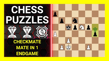 Chess Puzzles to Practice. Themes: Checkmate, Mate in 1, Endgame. Learn Chess