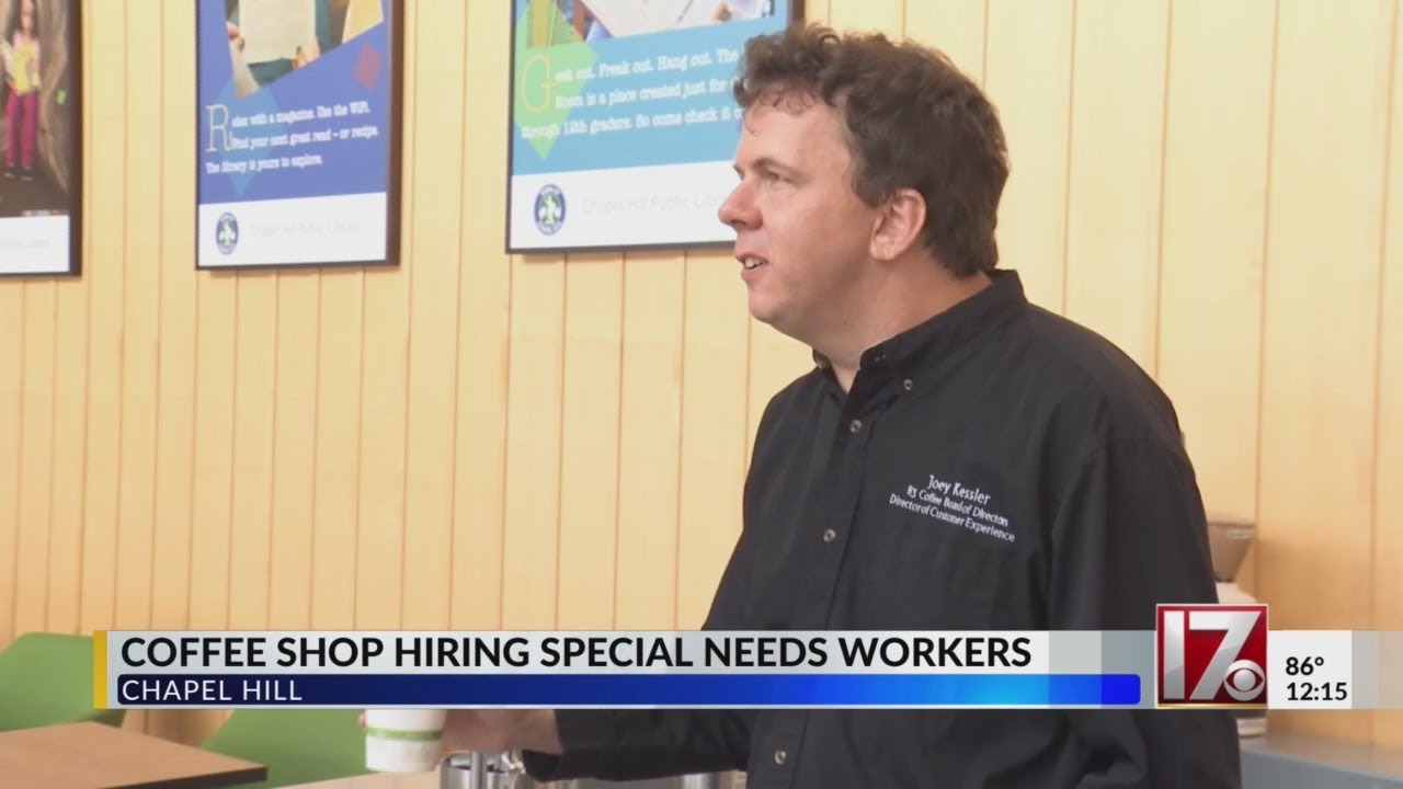 Coffee shop hiring special needs workers YouTube