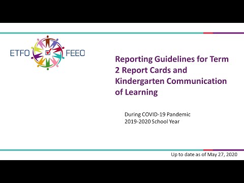 Reporting Guidelines for the 2019-2020 School Year