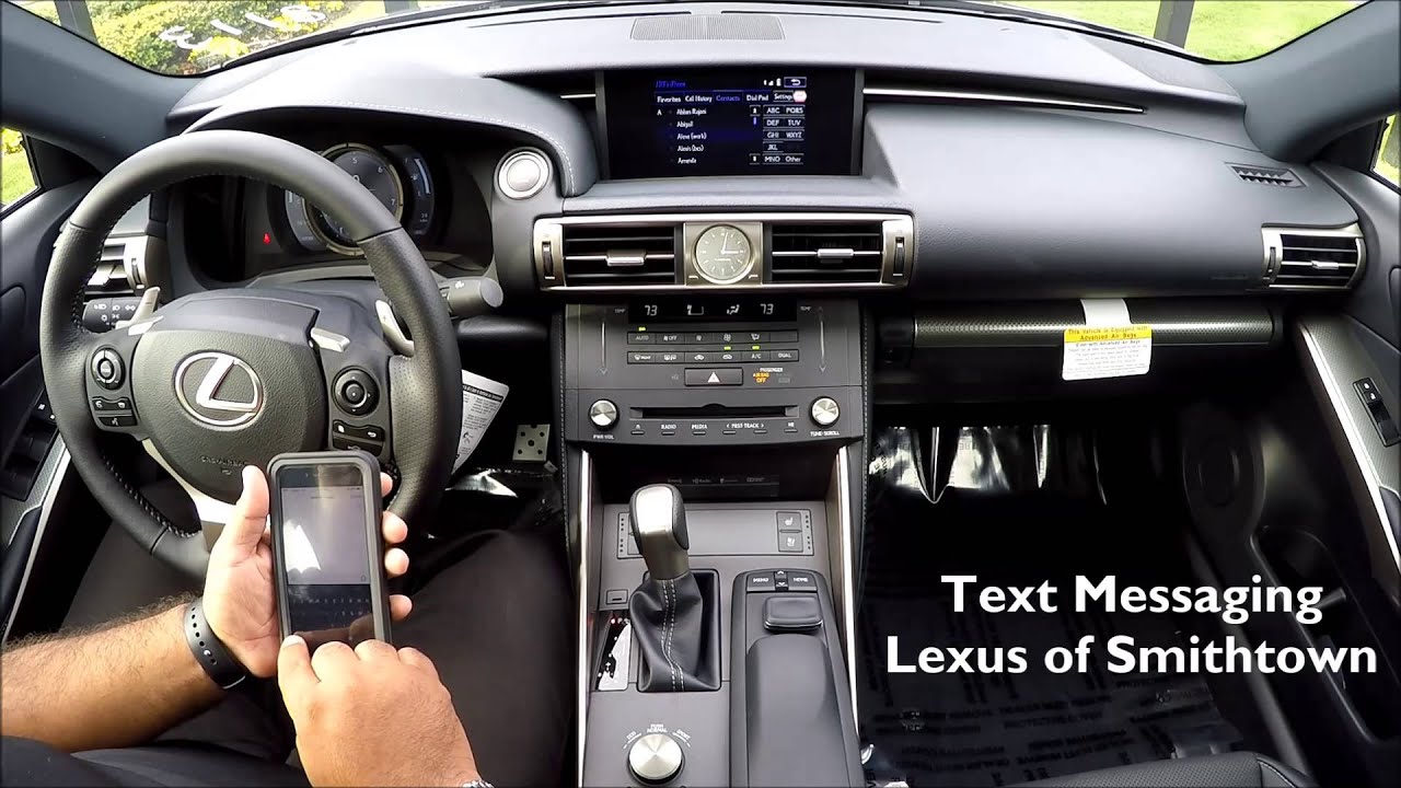 Enabling Text Messaging in Your Lexus (iPhone) YouTube