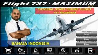 Cara Menghidupkan Pesawat pada Game Flight 737 Maximum Lite Bahasa Indonesia screenshot 3