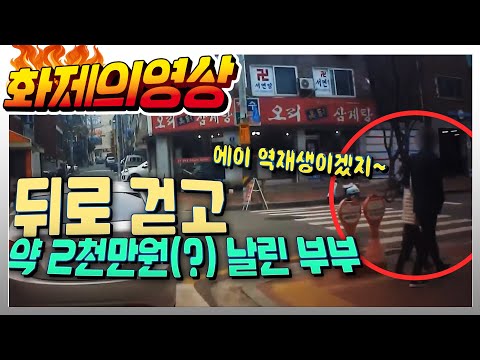 22962회. 기억나십니까? 뒤로 걷던 부부와 났던 사고, 부부 측에서 걸어온 몇차례 소송을 한 결과가 나왔습니다. 이제는 앞으로 걸으세요