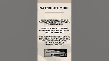 2 fortigate operating modes that you should know  #cybersecurity