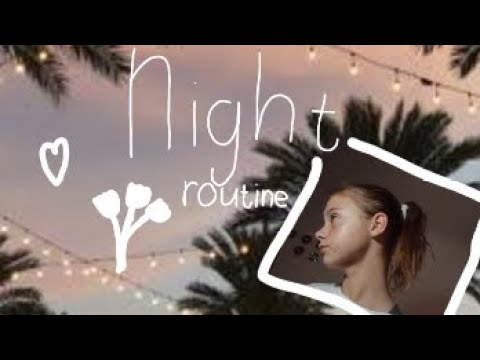 my boring night routine 🌃 🌷 - YouTube