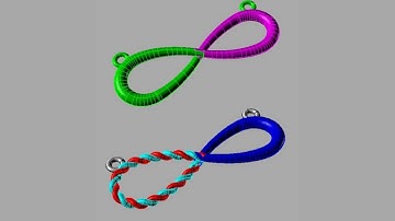 Eternity #3d #Rhino #RhinoTutorial How to create Earrings in Rhino 3d | Jewellery Cad