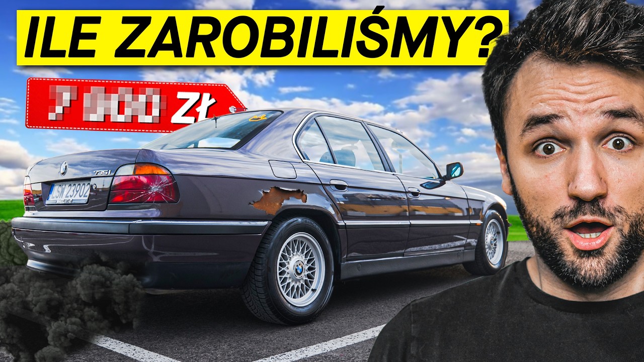 Kupiliśmy NAJTAŃSZE BMW 735i by na nim zarobić w 48h!