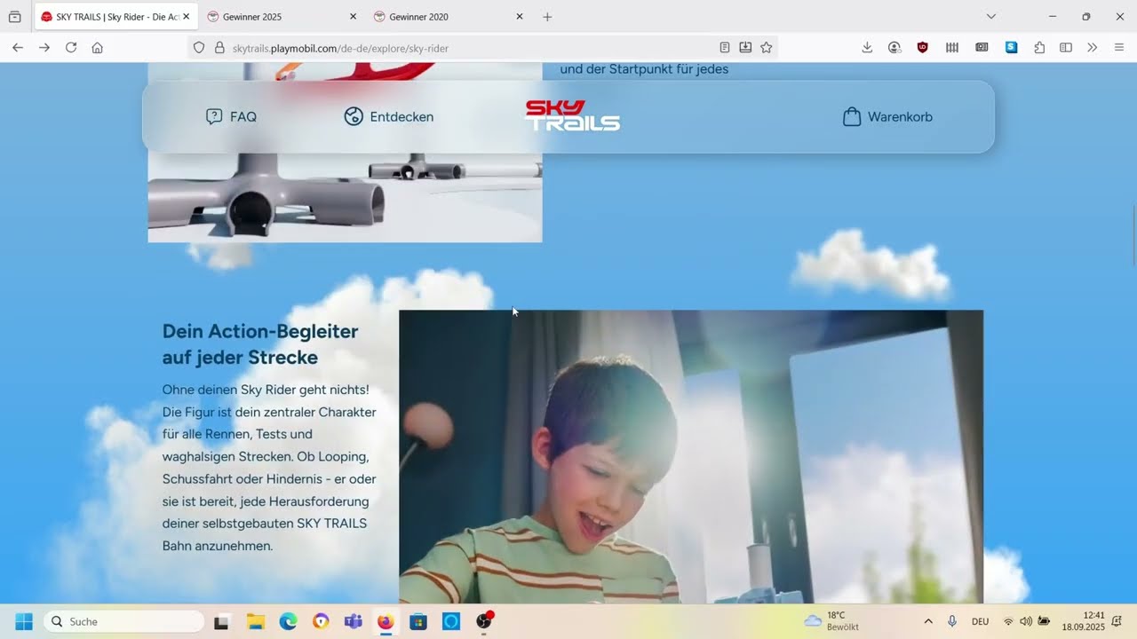 Hoch hinaus mit dem Gesamtsieger 2025 des Deutschen Spielzeugpreises - den neuen SKYTRAILS!