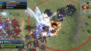 Supreme Commander 2 Revamp Mod Unit Port - Game Play1v2 Part 1