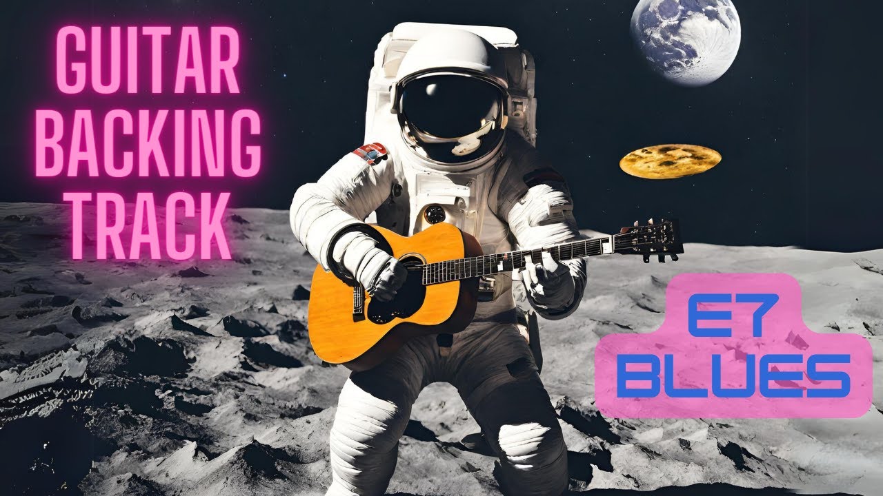 E7 Funky Blues Guitar Backing - YouTube