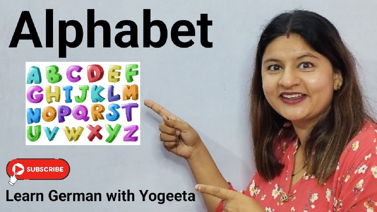 Alphabet for beginners | A1 | Revised Alphabet #learngermanwithyogeeta ...