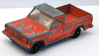 Matchbox restoration Jeep Gladiator No 71. Diecast car